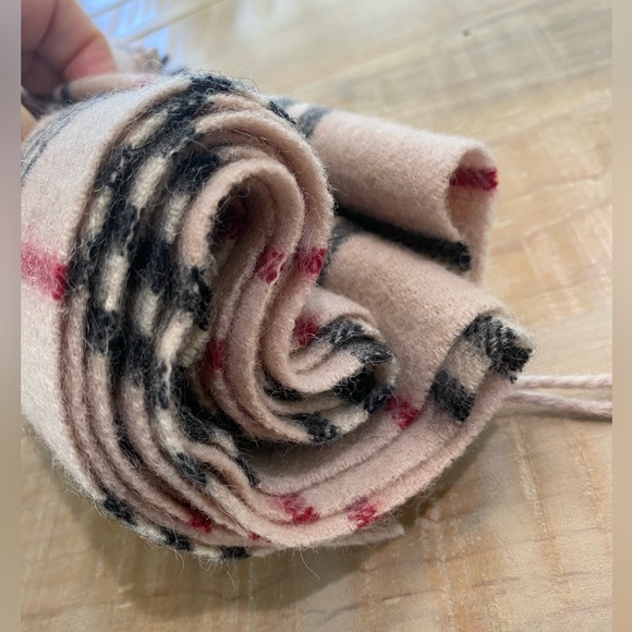 Burberry London authentic 80” long scarf cashmere England classic print - Picture 10 of 16